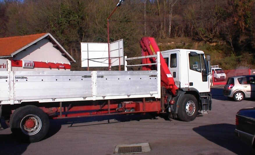 Iveco 190.24 Plateau + Grue