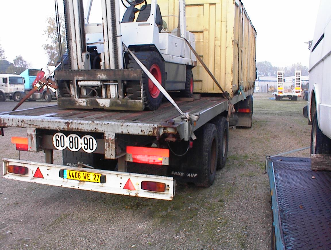 Trailor Plateau Porte Container