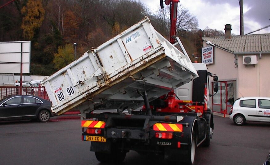 Renault Midlum Bi Benne Grue