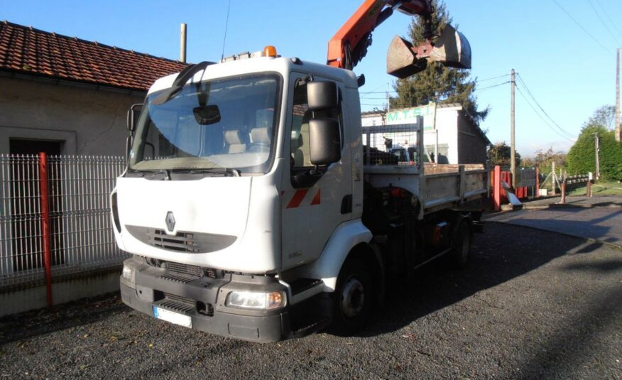 Renault midlum 220 dxi grue