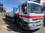 CAMION RENAULT PLATEAU GRUE MARREL 16T/M