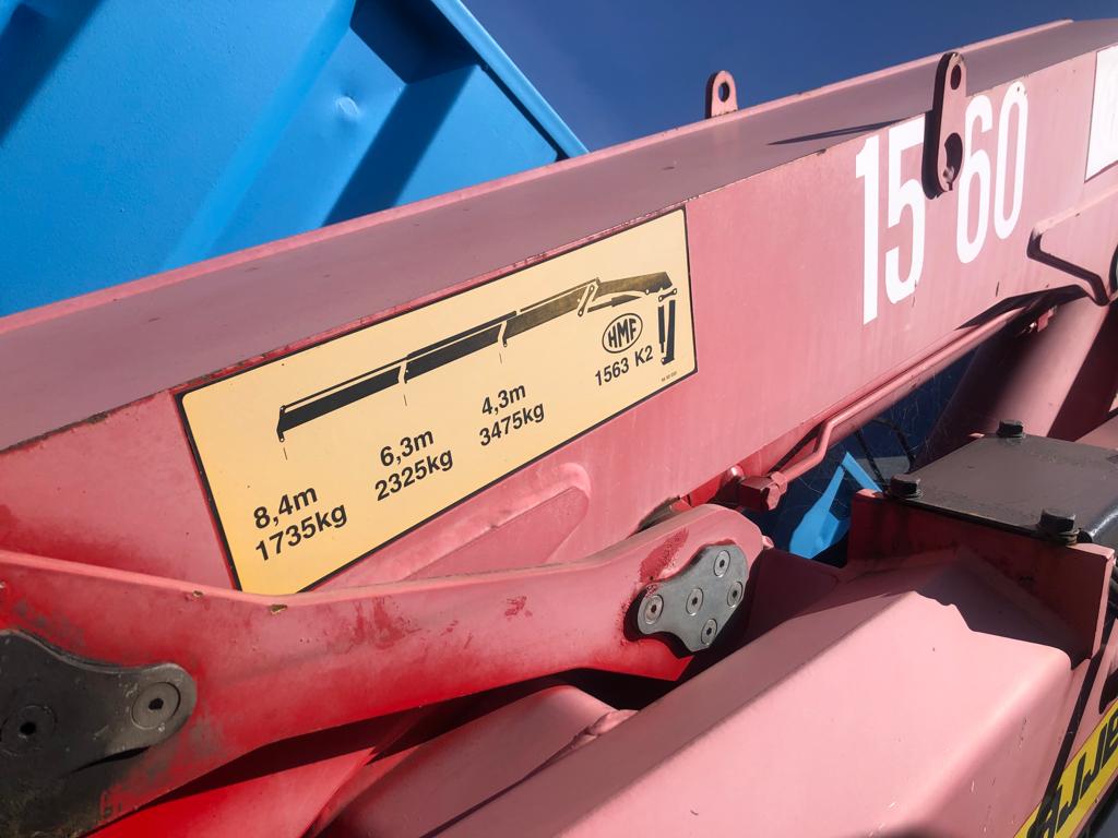 CAMION RENAULT PLATEAU GRUE MARREL 16T/M