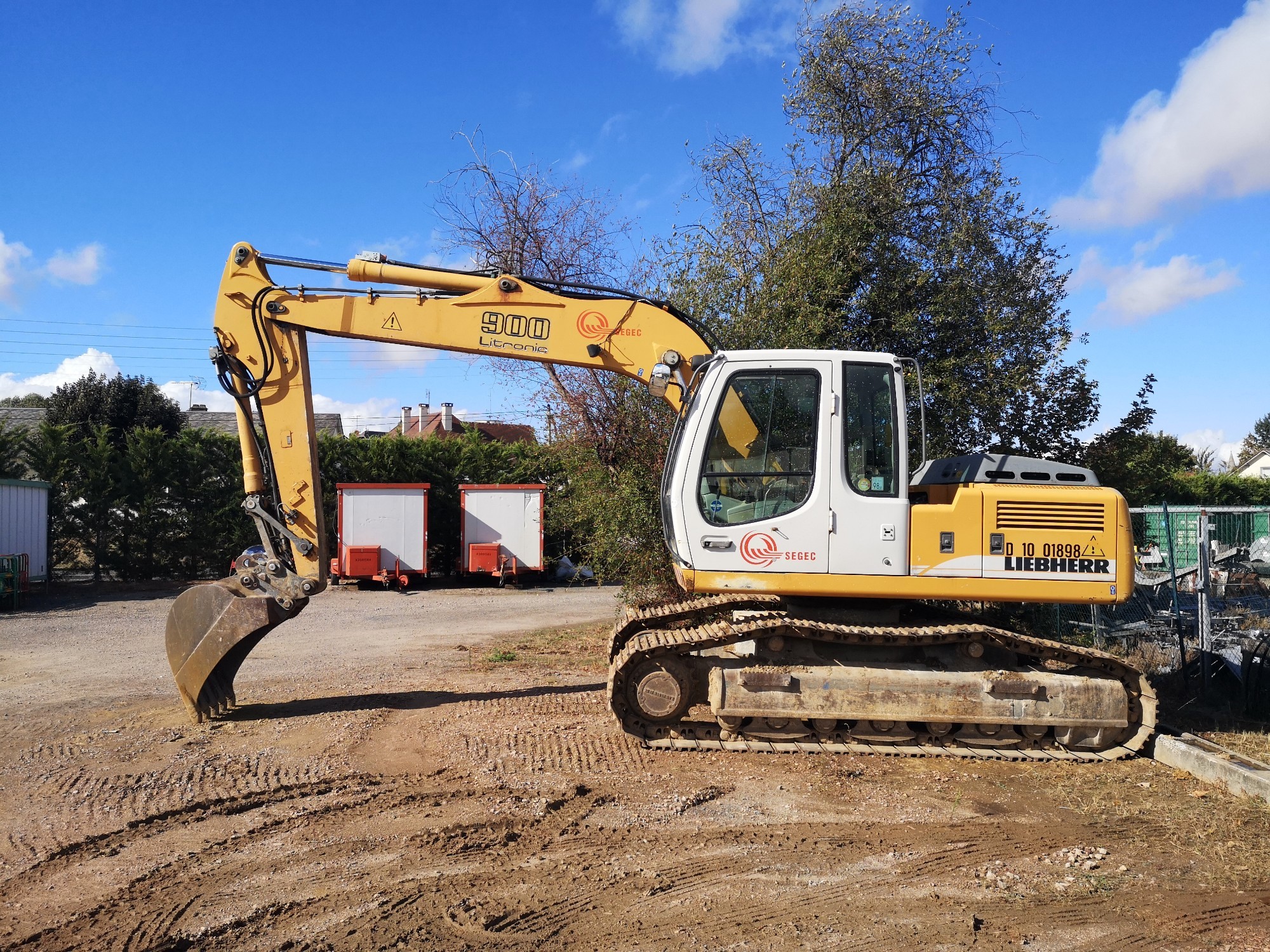 PELLE SUR CHENILLE LIEBHERR R900 LITRONIC