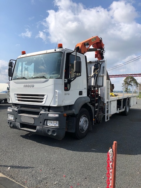 IVECO PLATEAU GRUE 19T 190S27