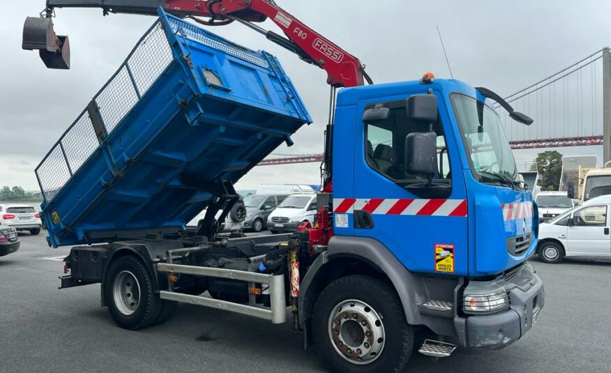 CAMION BENNE GRUE RENAULT 190 DXI.13  64000KMS