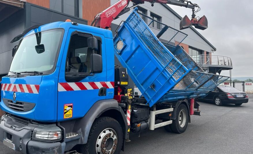 CAMION BENNE GRUE RENAULT 190 DXI.13  64000KMS