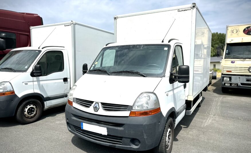 RENAULT MASTER L3H2 CAISSE FG 20m3 AVEC HAYON