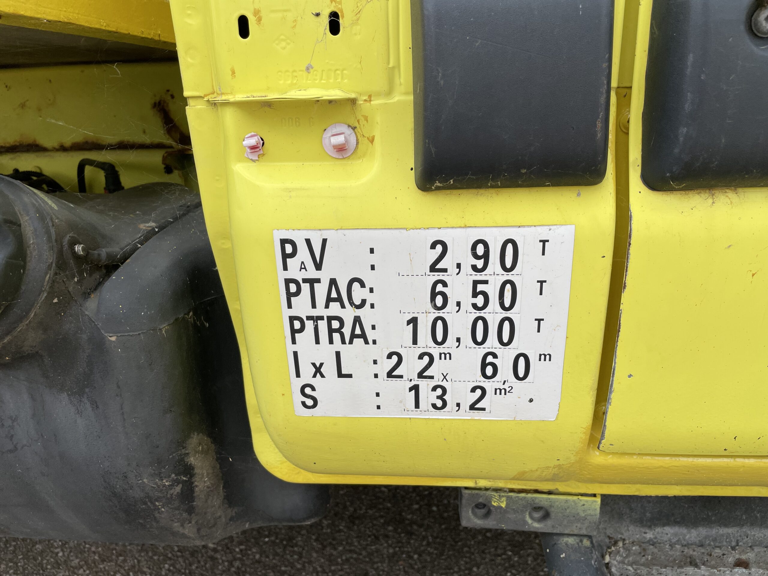 RENAULT MASCOTT BENNE COFFRE 6T5